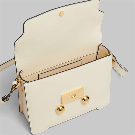 Marni Trunkaroo Medium Shoulder Bag, Shell